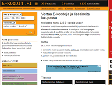 Tablet Screenshot of ekoodit.fi